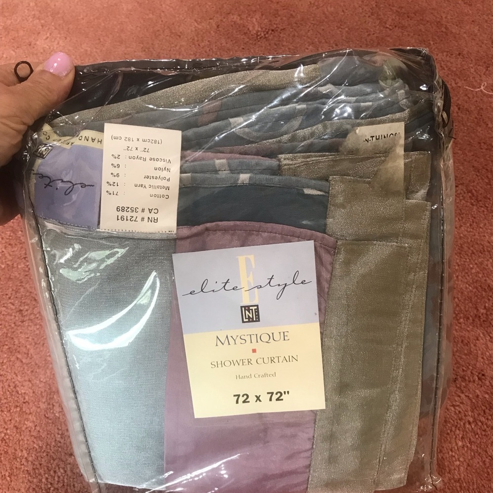 Brand new shower curtain the package is little beat up
